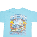 COMFORT COLORS Laughlin Motorcycle Rally Mens T-Shirt Blue USA XL