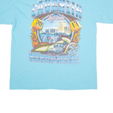 COMFORT COLORS Laughlin Motorcycle Rally Mens T-Shirt Blue USA XL