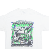 PORT AND COMPANY Mark Forni Mens T-Shirt White USA L
