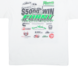 PORT AND COMPANY Mark Forni Mens T-Shirt White USA L