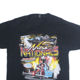 M & O Nationals Mens T-Shirt Black USA L
