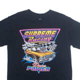 DOM Supreme Racing Mens T-Shirt Black USA L
