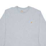 CARHARTT Mens T-Shirt Grey Long Sleeve XL