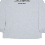 CARHARTT Mens T-Shirt Grey Long Sleeve XL