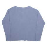 CARHARTT Womens T-Shirt Blue Long Sleeve M