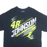HENDRICK Kimmie Johnson Mens T-Shirt Black USA XL