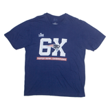 NFL New England Patriots Mens T-Shirt Blue USA L