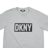 DKNY Mens T-Shirt Grey L