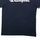 CHAMPION Mens T-Shirt Blue S
