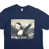 GILDAN Womens T-Shirt Blue M