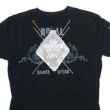 DANIEL STERN Womens T-Shirt Black L