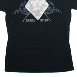 DANIEL STERN Womens T-Shirt Black L
