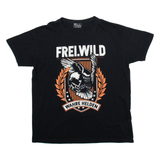 FREI WILD Mens T-Shirt Black 2XL