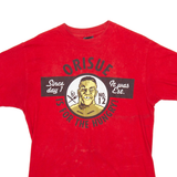ORISUE Mens T-Shirt Red M