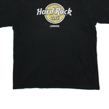 HARD ROCK CAFE London Womens T-Shirt Black XL