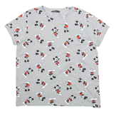 FBSISTER Mickey Mouse Womens T-Shirt Grey XL