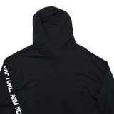 FBSISTER Hooded Womens T-Shirt Black Long Sleeve L