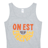 GILDAN Womens Vest Grey Sleeveless S