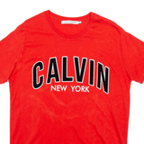 CALVIN KLEIN JEANS Mens T-Shirt Red L