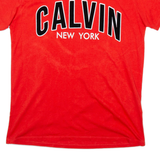 CALVIN KLEIN JEANS Mens T-Shirt Red L