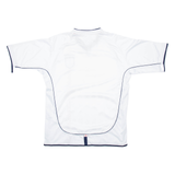 SCORE DRAW England Mens Football Shirt Jersey White V-Neck L