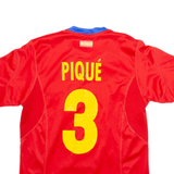 Spain World Cup Mens Football Shirt Jersey Red S