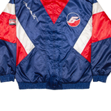NUTMEG Nascar Racing Mark Martin #6 Quilted Lined Mens Jacket Blue Nylon USA XL