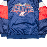 NUTMEG Nascar Racing Mark Martin #6 Quilted Lined Mens Jacket Blue Nylon USA XL