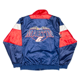 NUTMEG Nascar Racing Mark Martin #6 Quilted Lined Mens Jacket Blue Nylon USA XL