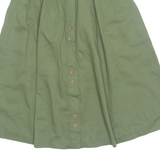 SPORT Womens A-Line Skirt Green Knee Length 90s XXS