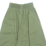 SPORT Womens A-Line Skirt Green Knee Length 90s XXS