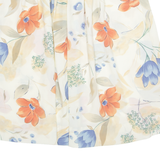 ALFRED DUNNER Womens A-Line Skirt Cream Knee Length Floral UK 16