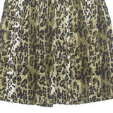 Womens A-Line Skirt Beige Midi M