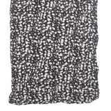 SAG HARBOUR Womens A-Line Skirt Black Midi 90s Floral L