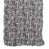 SAG HARBOUR Womens A-Line Skirt Black Midi 90s Floral L