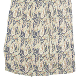 FACHATTA Womens A-Line Skirt Green Midi 90s Paisley M