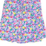 COMPONIX Womens A-Line Skirt Blue Knee Length 90s Floral M