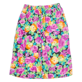 SHERIDAN SQUARE Womens A-Line Skirt Pink Midi Floral L
