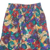 DISTINCTLY DIFFERENT Womens A-Line Skirt Beige Midi 90s Floral L