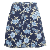 UNIFORM JOHN PAUL RICHARD Womens A-Line Skirt Blue 90s UK 12