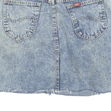 LEE Womens Mini Skirt Blue Short 90s Denim S