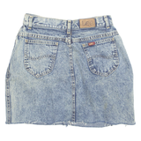 LEE Womens Mini Skirt Blue Short 90s Denim S