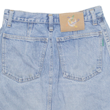BENETTON United Colours Of Womens Mini Skirt Blue Short Denim S