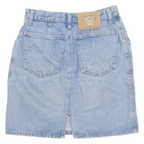 BENETTON United Colours Of Womens Mini Skirt Blue Short Denim S