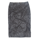 ZARA Womens Pencil Skirt Black Knee Length S