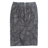 ZARA Womens Pencil Skirt Black Knee Length S