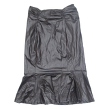 BODYFLIRT Womens Trumpet Skirt Black Knee Length M