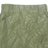ZARA Womens Straight Skirt Green Short S