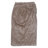 ZARA Womens Pencil Skirt Brown Knee Length M