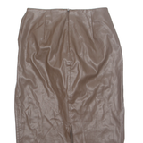 ZARA Womens Pencil Skirt Brown Knee Length M